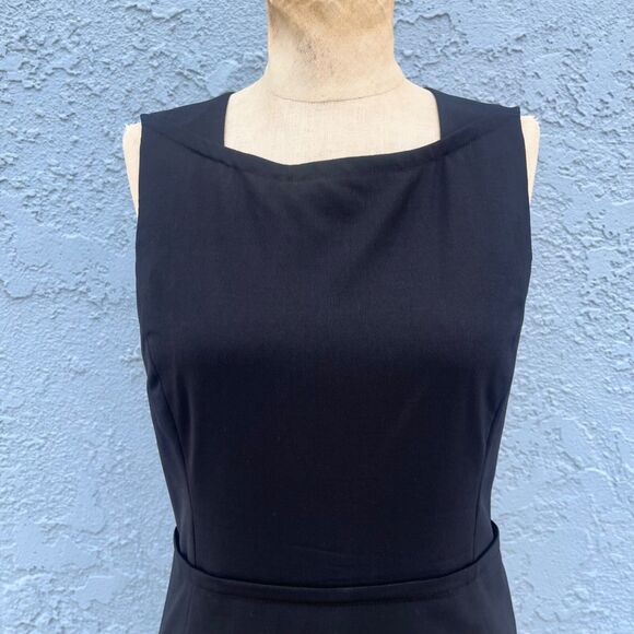 Theyskens Theory Womens Sheath Dress Doran LBD Black Size 4 - Picture 8 of 10